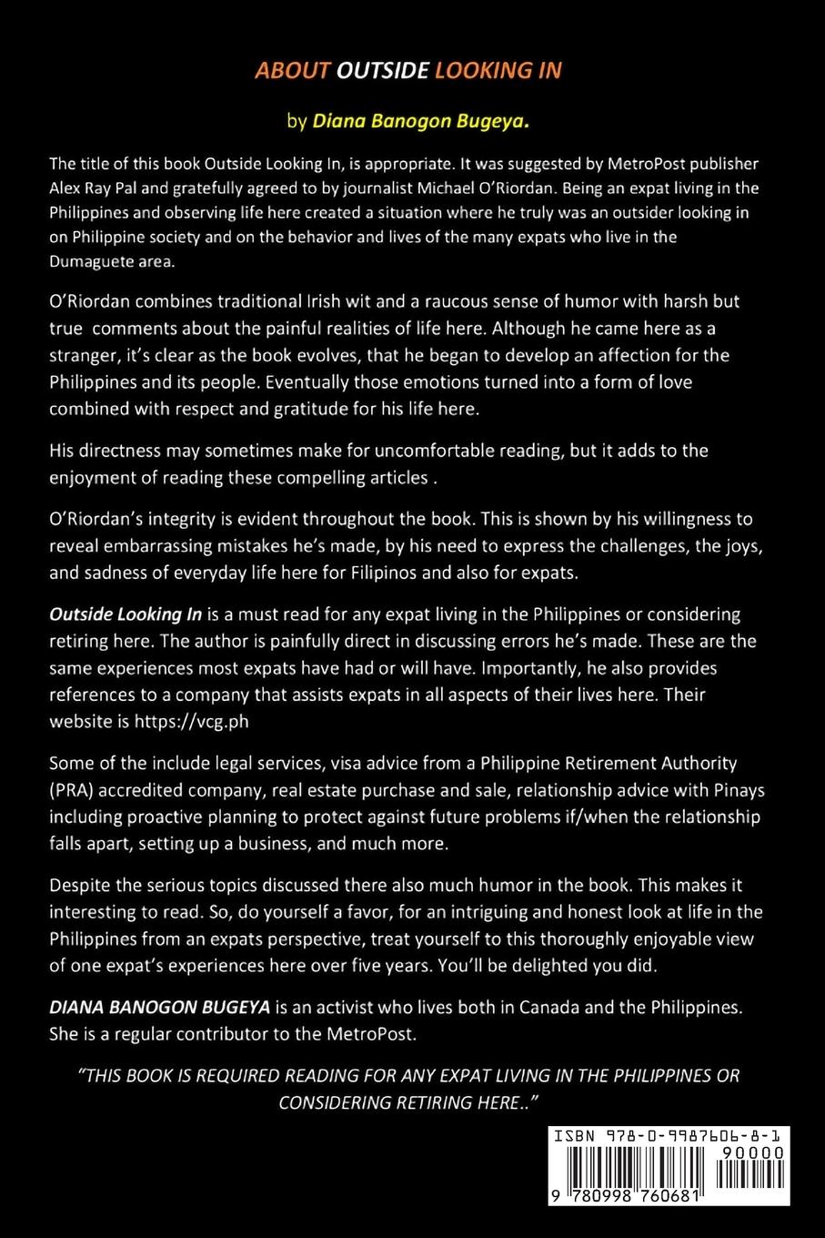 Rückseitencover OUTSIDE LOOKING IN