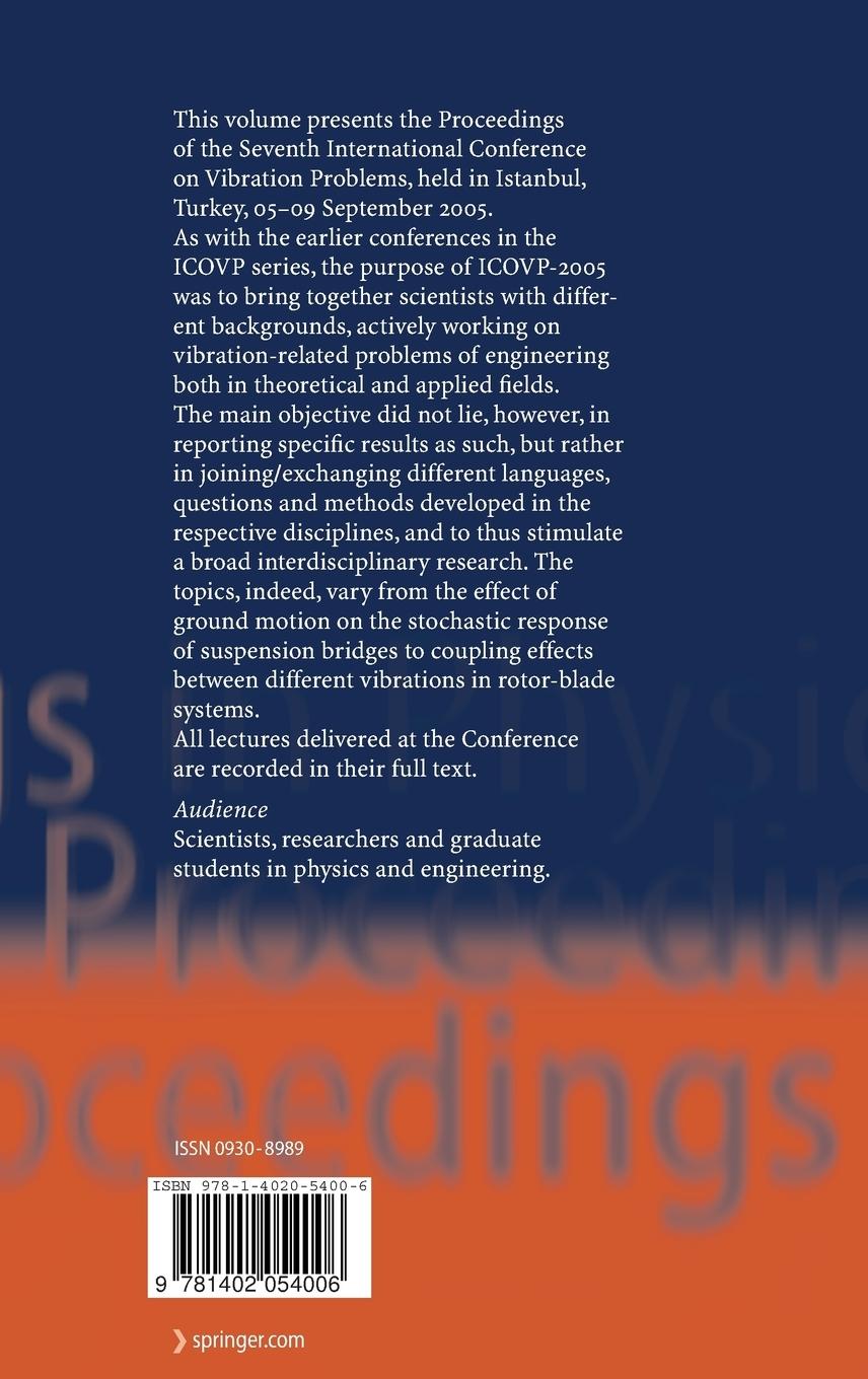 Rückseitencover The Seventh International Conference on Vibration Problems ICOVP 2005