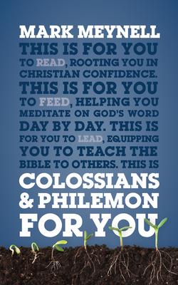 Vorderes Coverbild Colossians & Philemon for You
