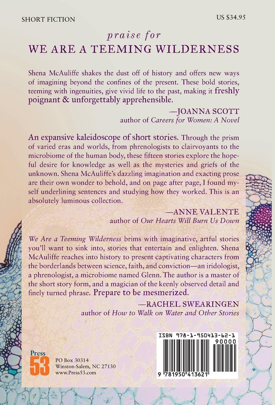 Rückseitencover We Are a Teeming Wilderness