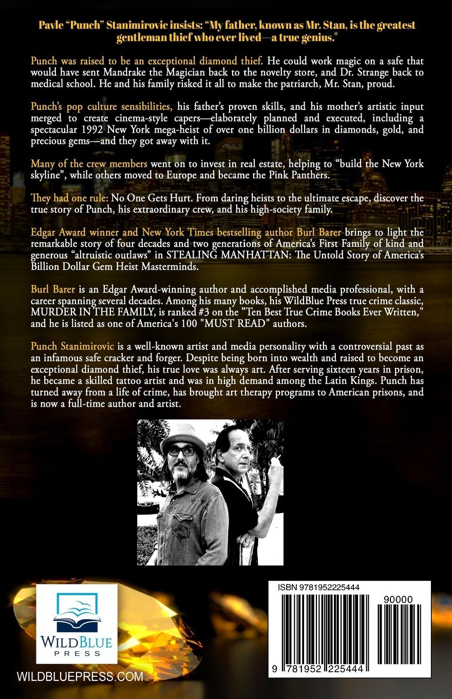 Rückseitencover STEALING MANHATTAN