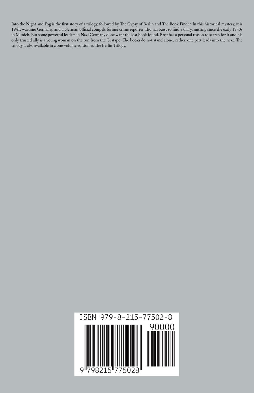 Rückseitencover Into the Night and Fog