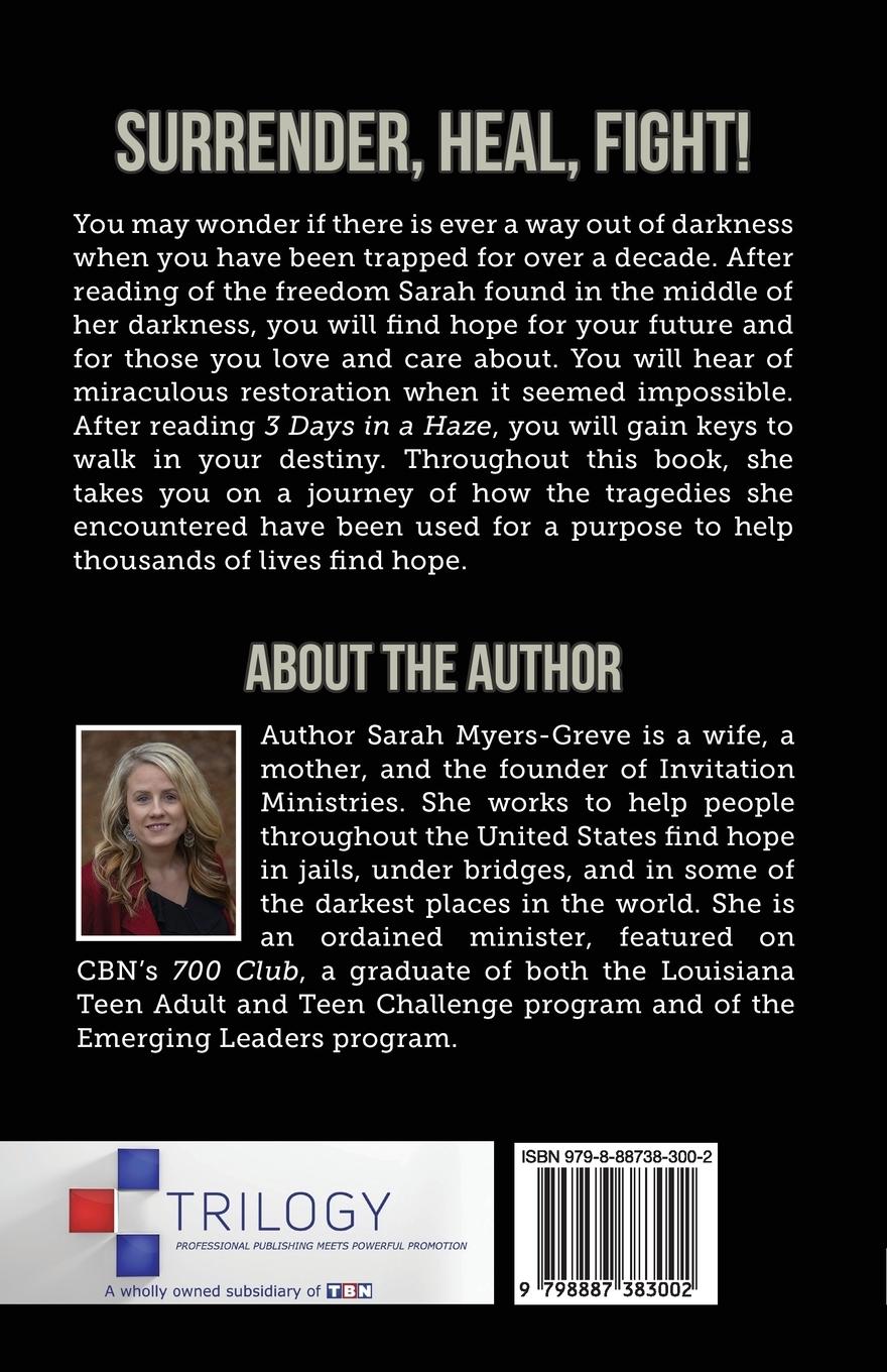 Rückseitencover 3 Days in a Haze