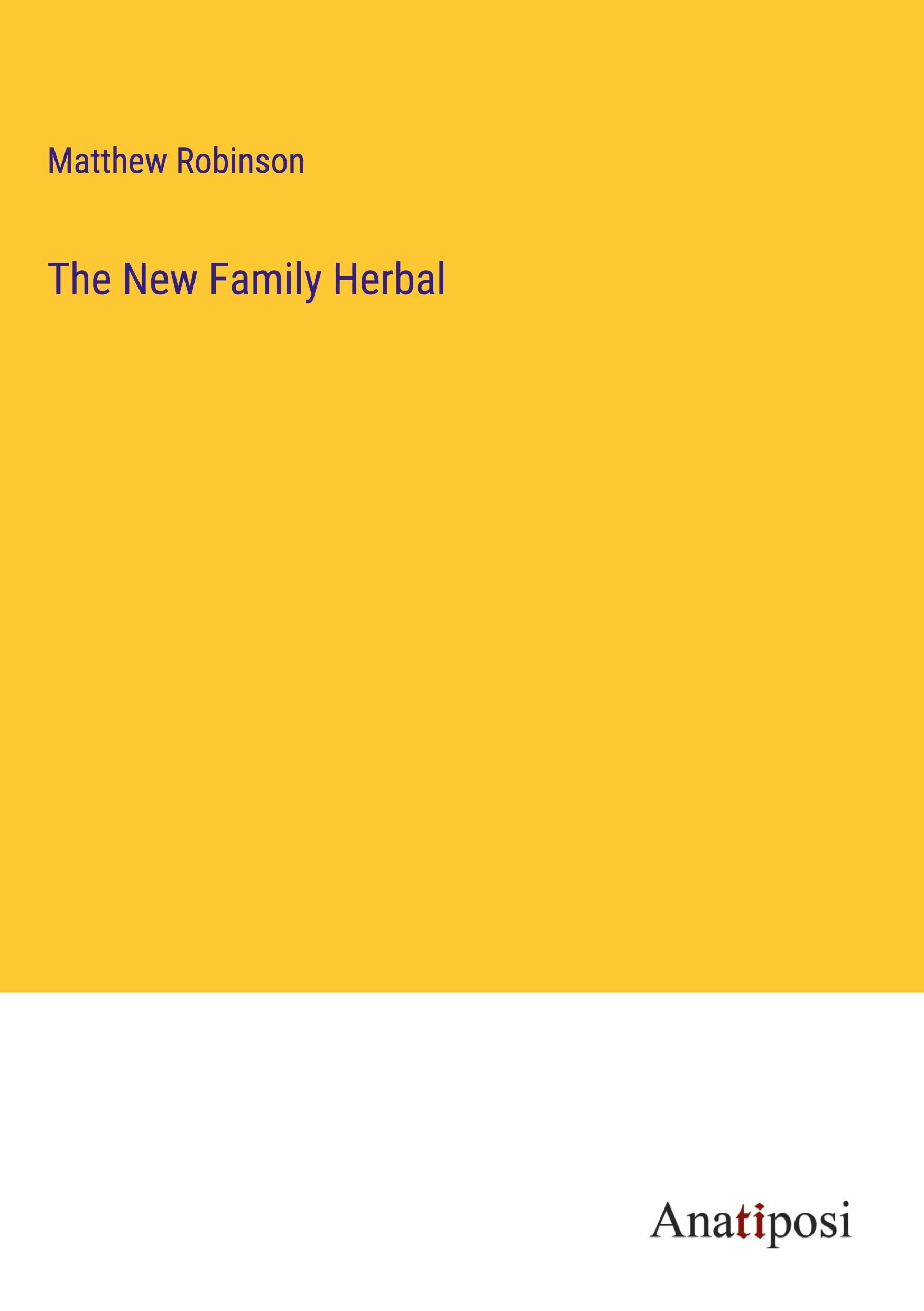 Vorderes Coverbild The New Family Herbal