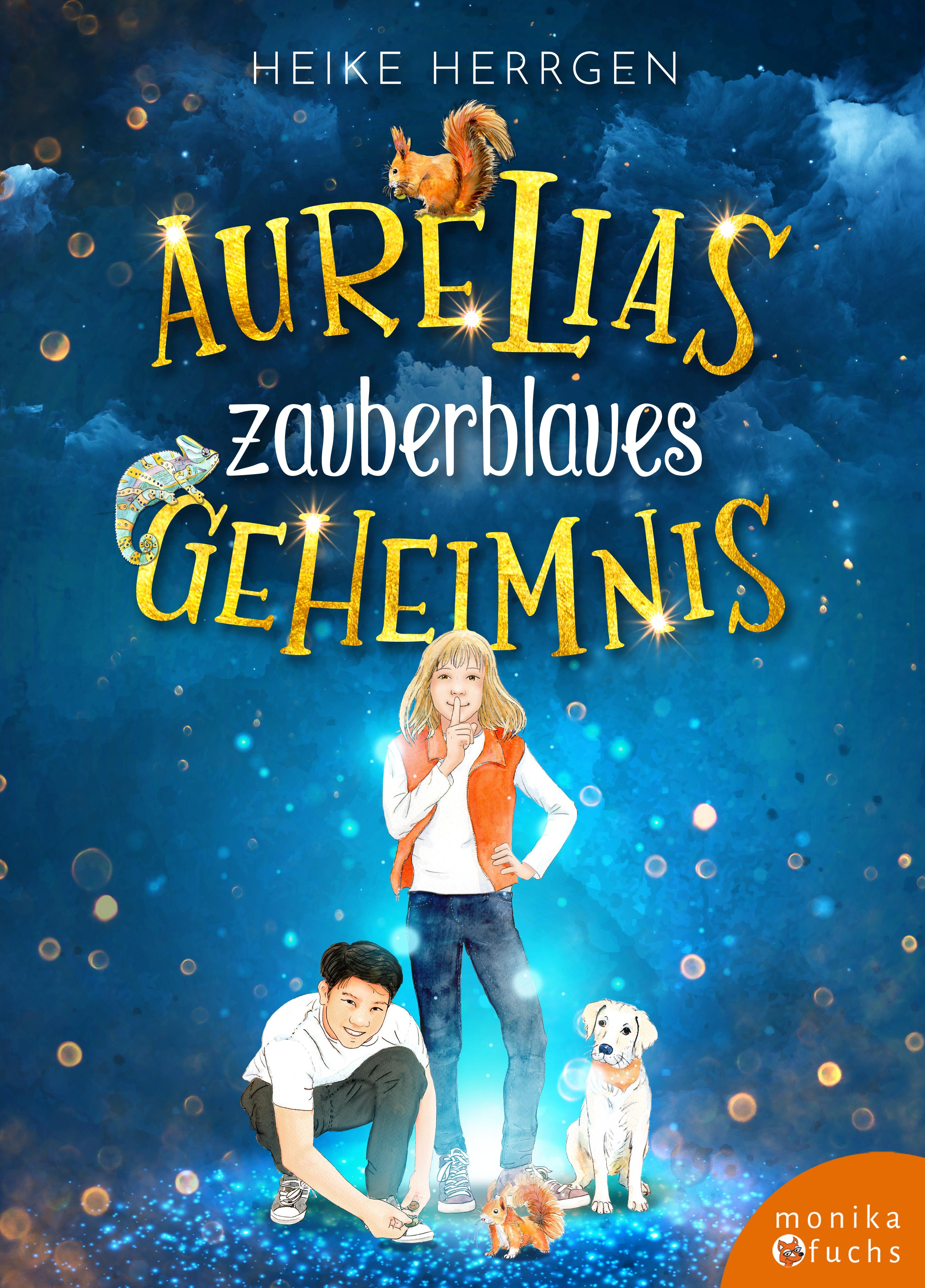 Vorderes Coverbild Aurelias zauberblaues Geheimnis