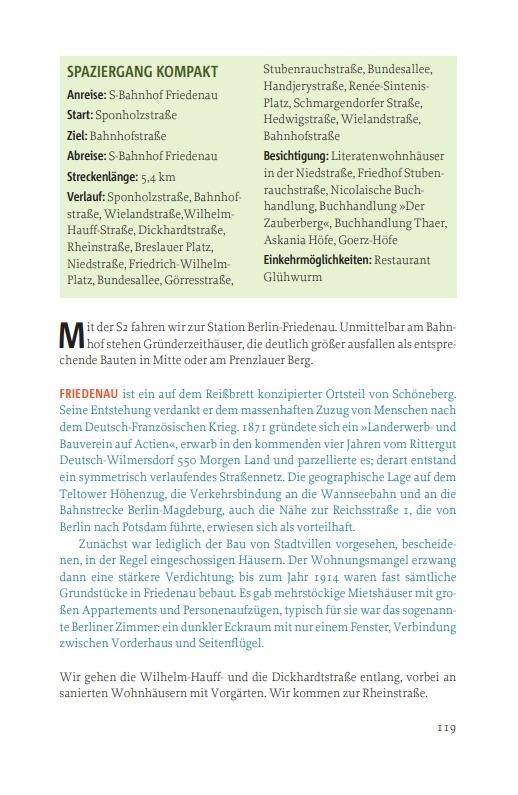 Beispielinhalt (Bild) Berliner Spaziergänge