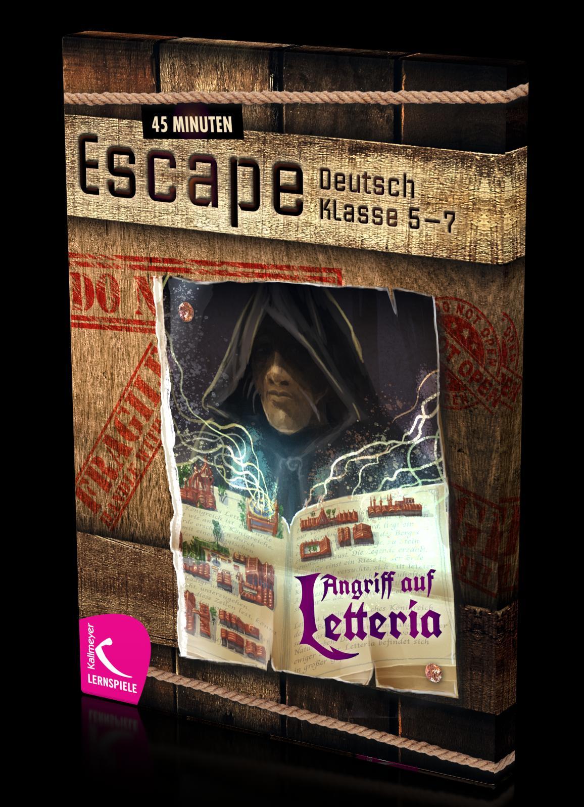 Vorderes Coverbild 45 Minuten Escape - Angriff auf Letteria