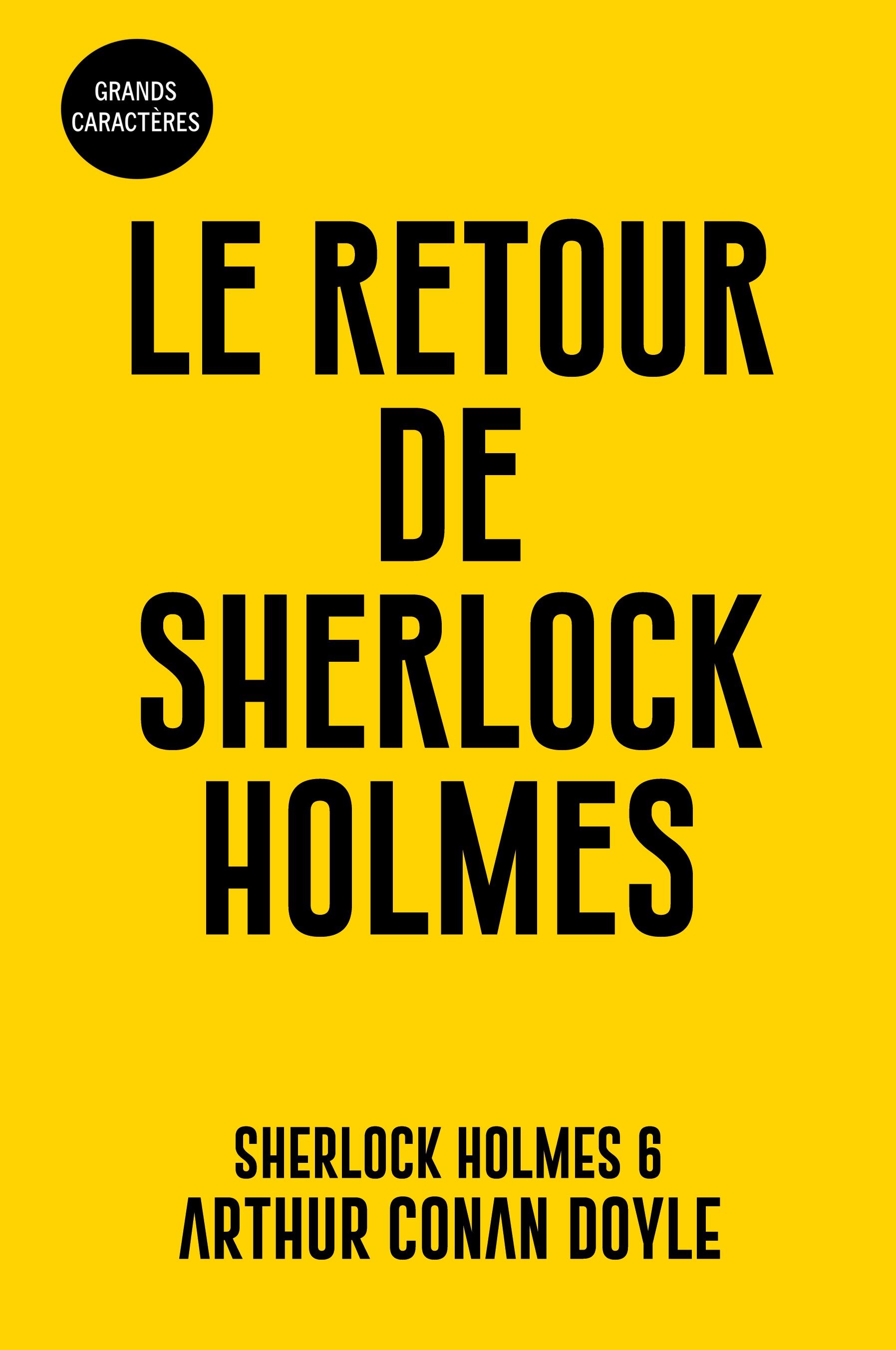 Vorderes Coverbild Le retour de Sherlock Holmes