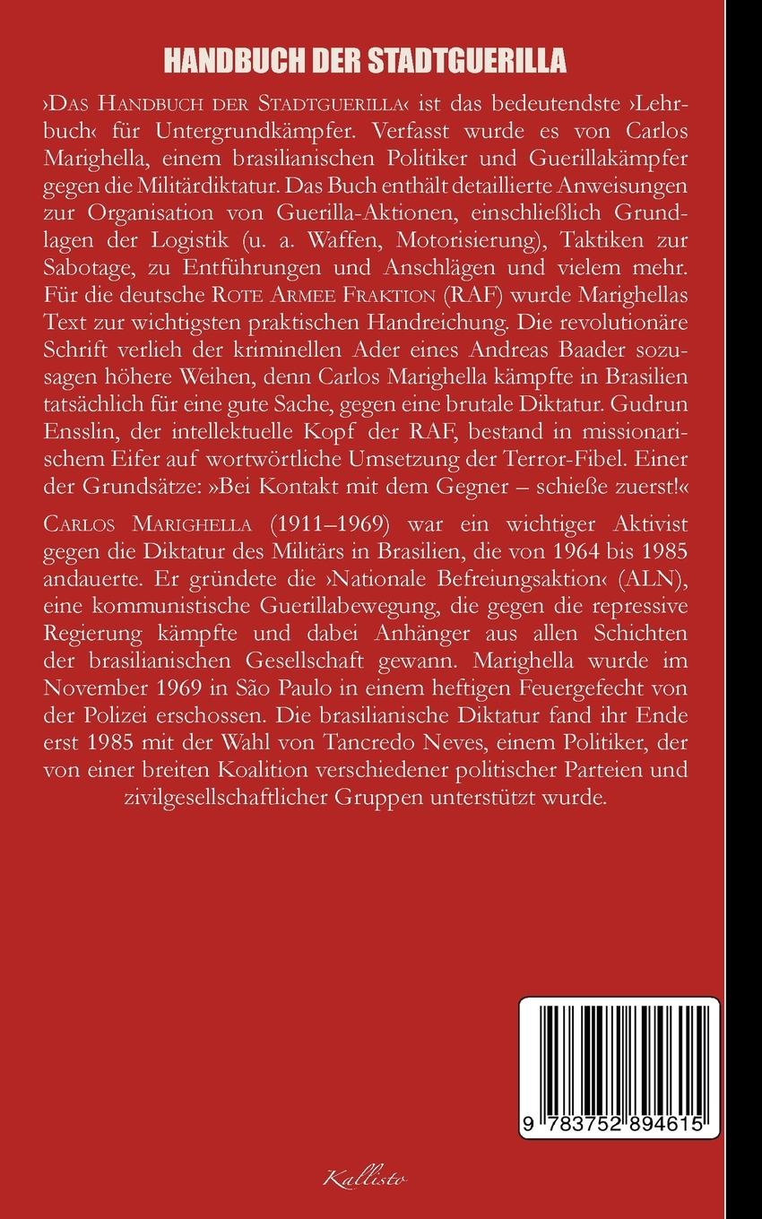 Rückseitencover Handbuch der Stadtguerilla