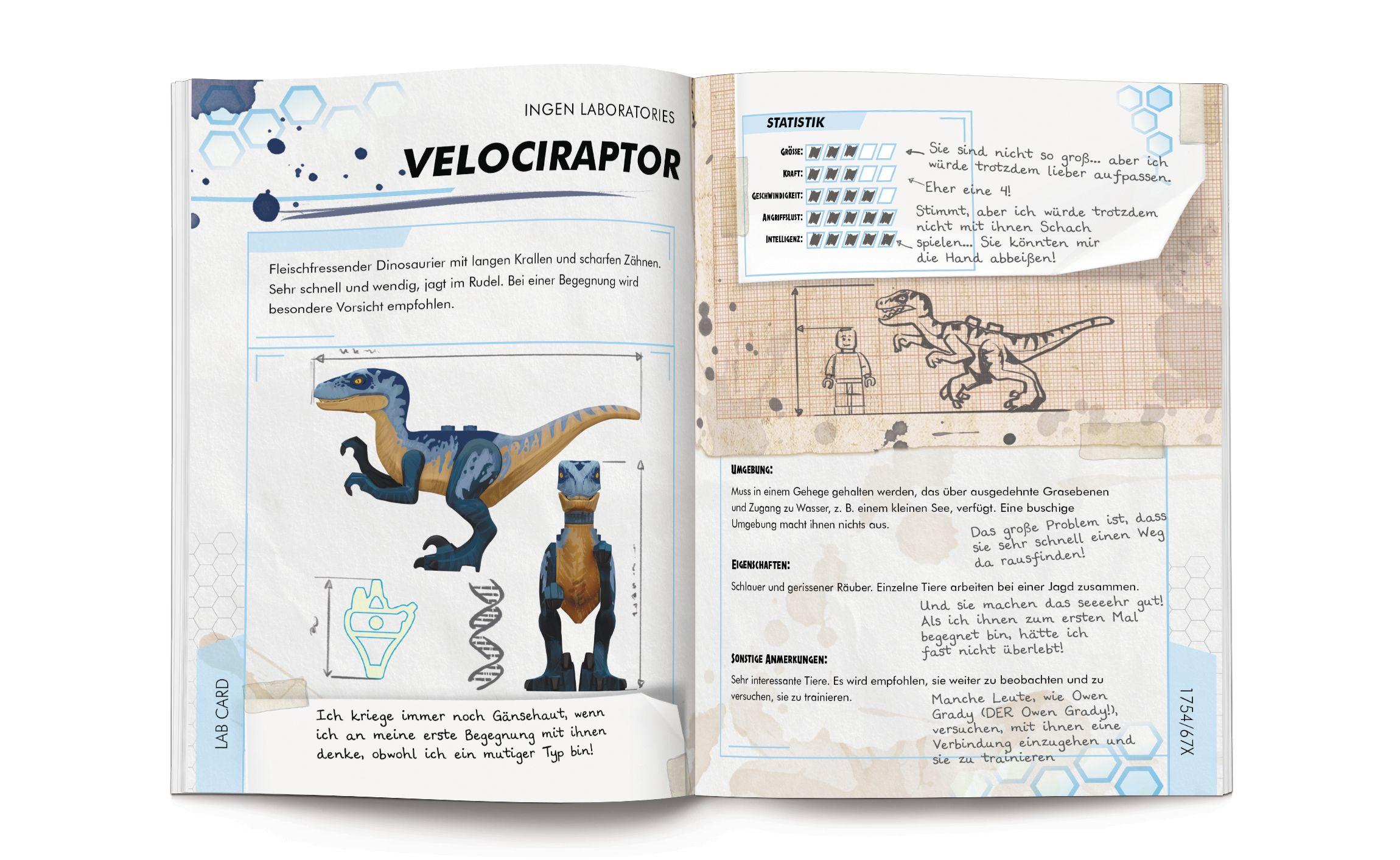 Beispielinhalt (Bild) LEGO® Jurassic World(TM) - Das große Dinosaurierbuch
