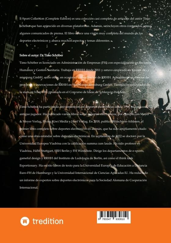 Rückseitencover Colección E-Sport (edición completa)