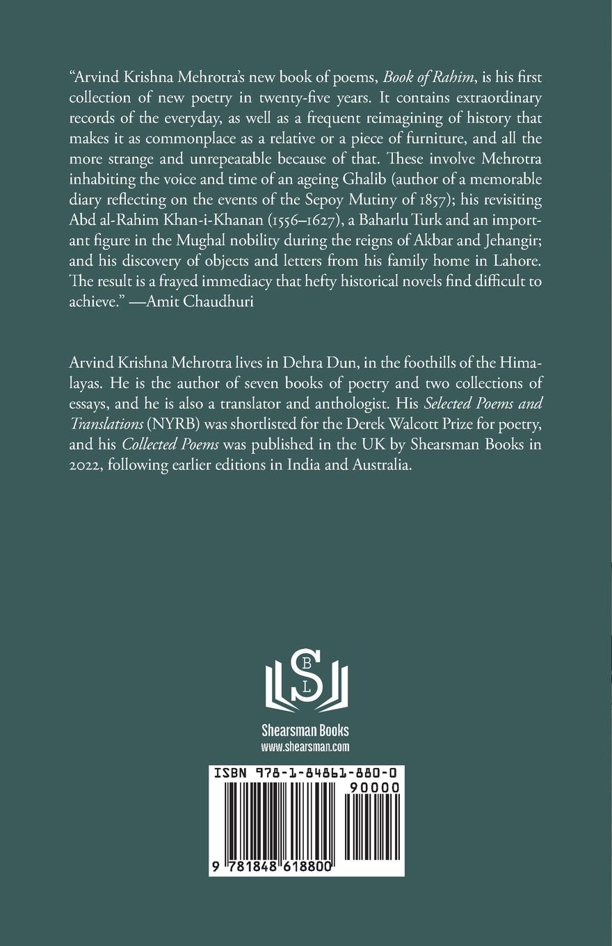 Rückseitencover Book of Rahim