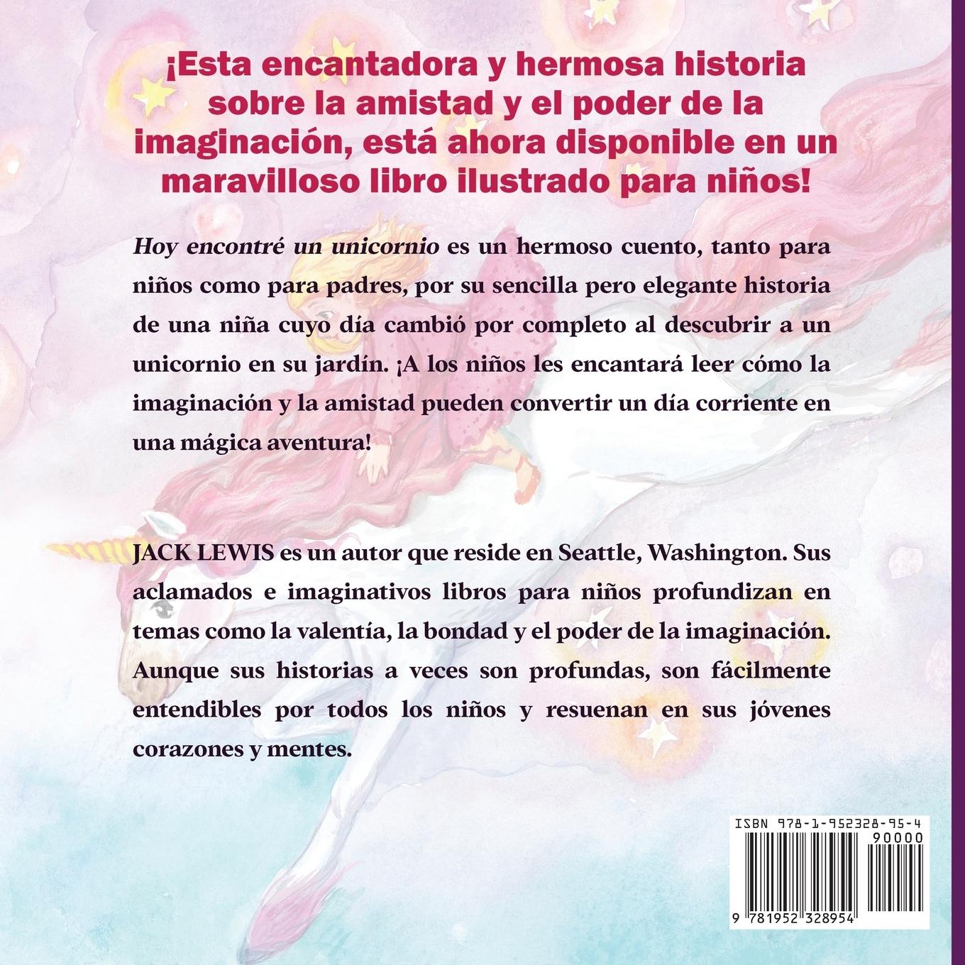Rückseitencover Hoy encontré un unicornio