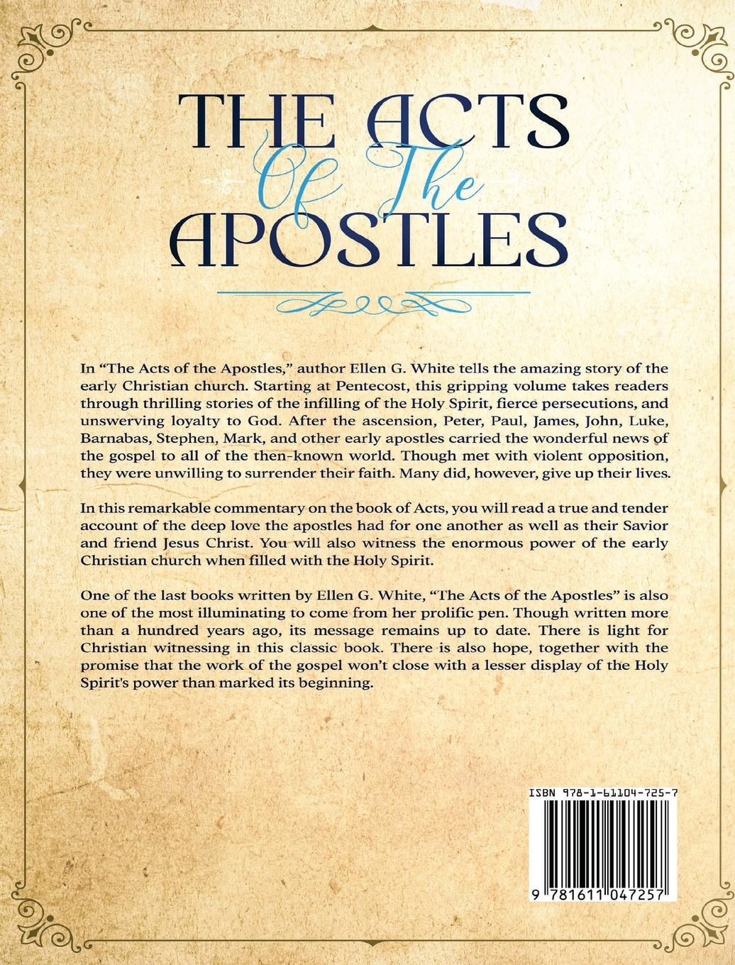 Rückseitencover The Acts of the Apostles