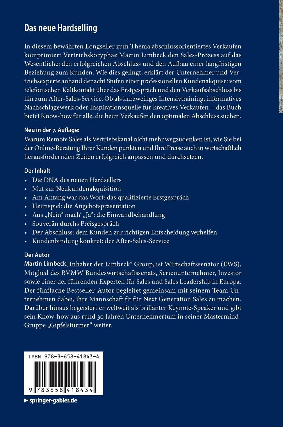 Rückseitencover Das neue Hardselling