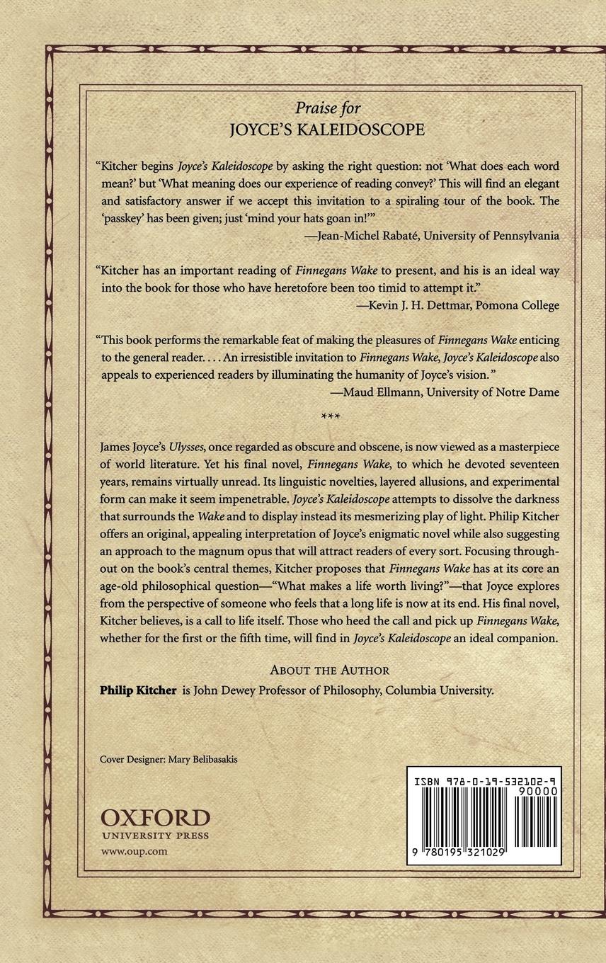 Rückseitencover Joyce's Kaleidoscope