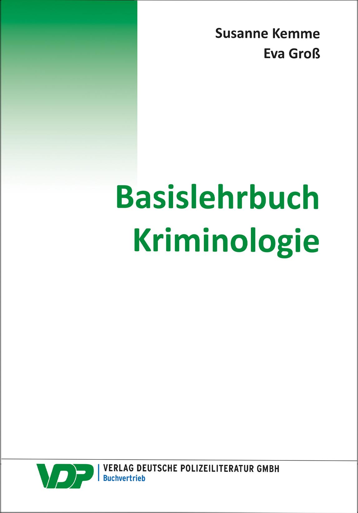 Vorderes Coverbild Basislehrbuch Kriminologie