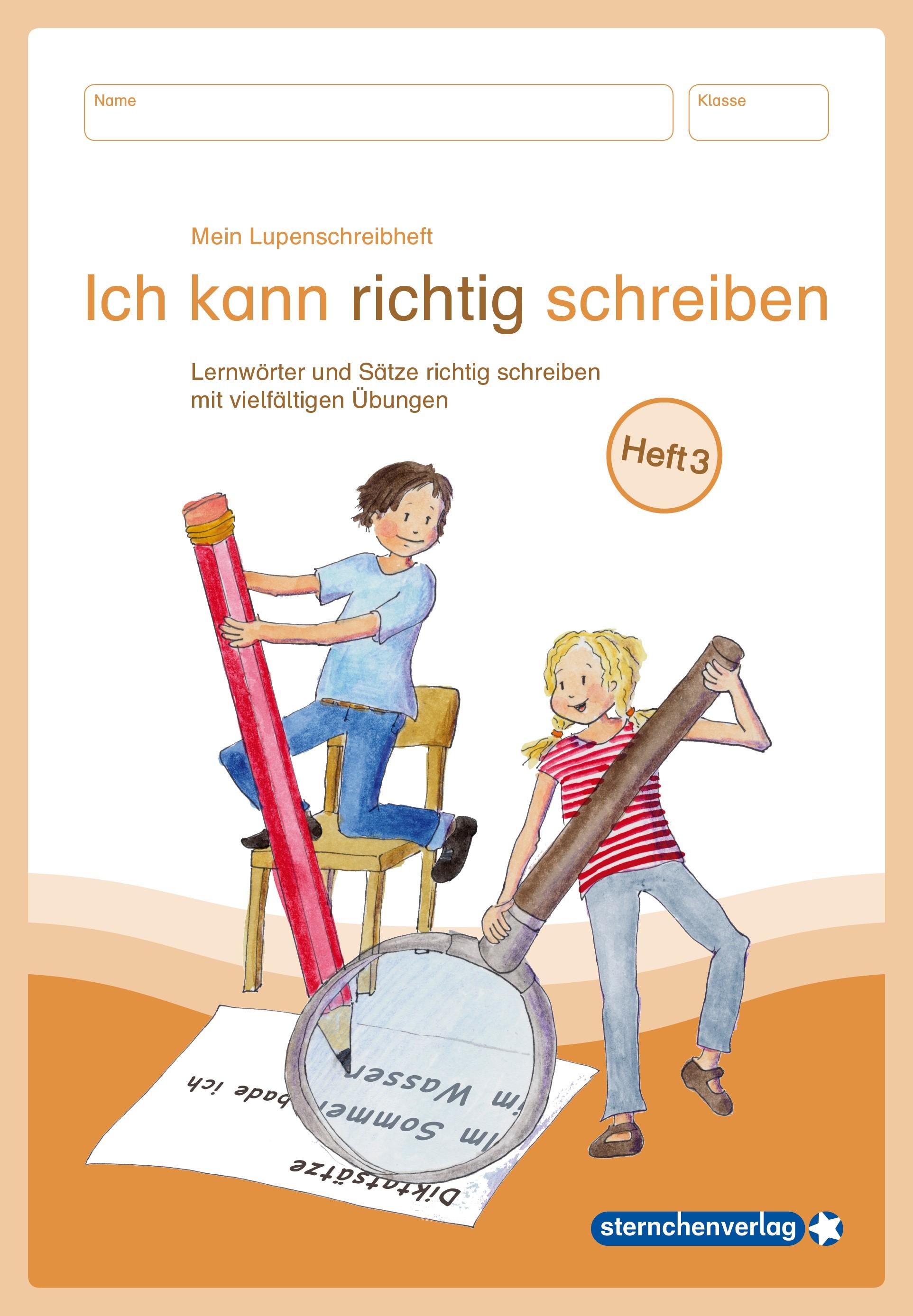 Vorderes Coverbild Mein Lupenschreibheft 3 - Ich kann richtig schreiben -