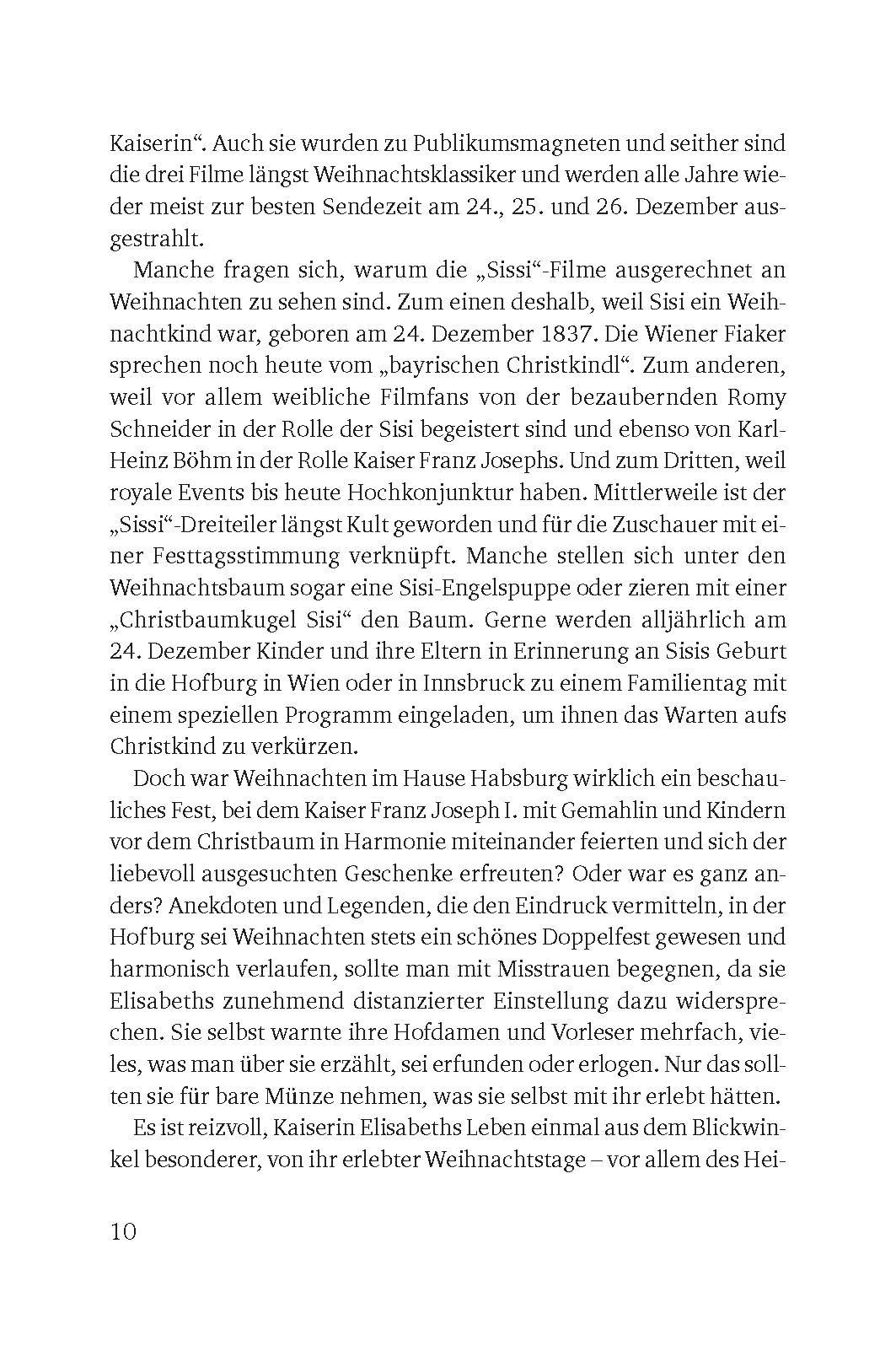 Beispielinhalt (Bild) Weihnachten mit Sisi