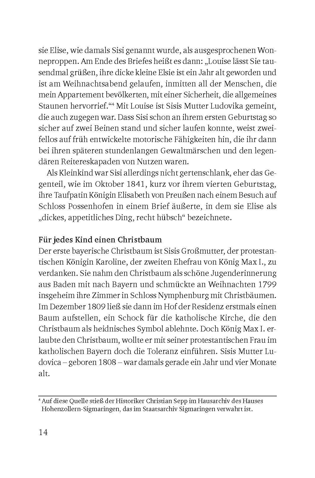 Beispielinhalt (Bild) Weihnachten mit Sisi