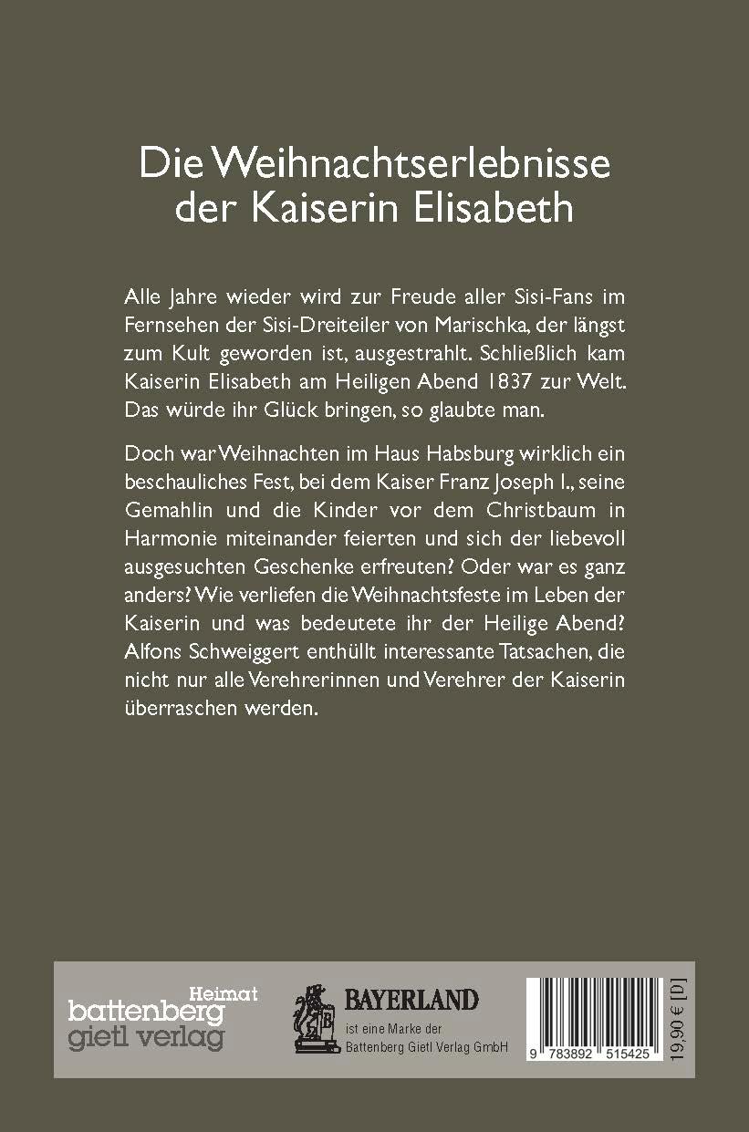 Rückseitencover Weihnachten mit Sisi
