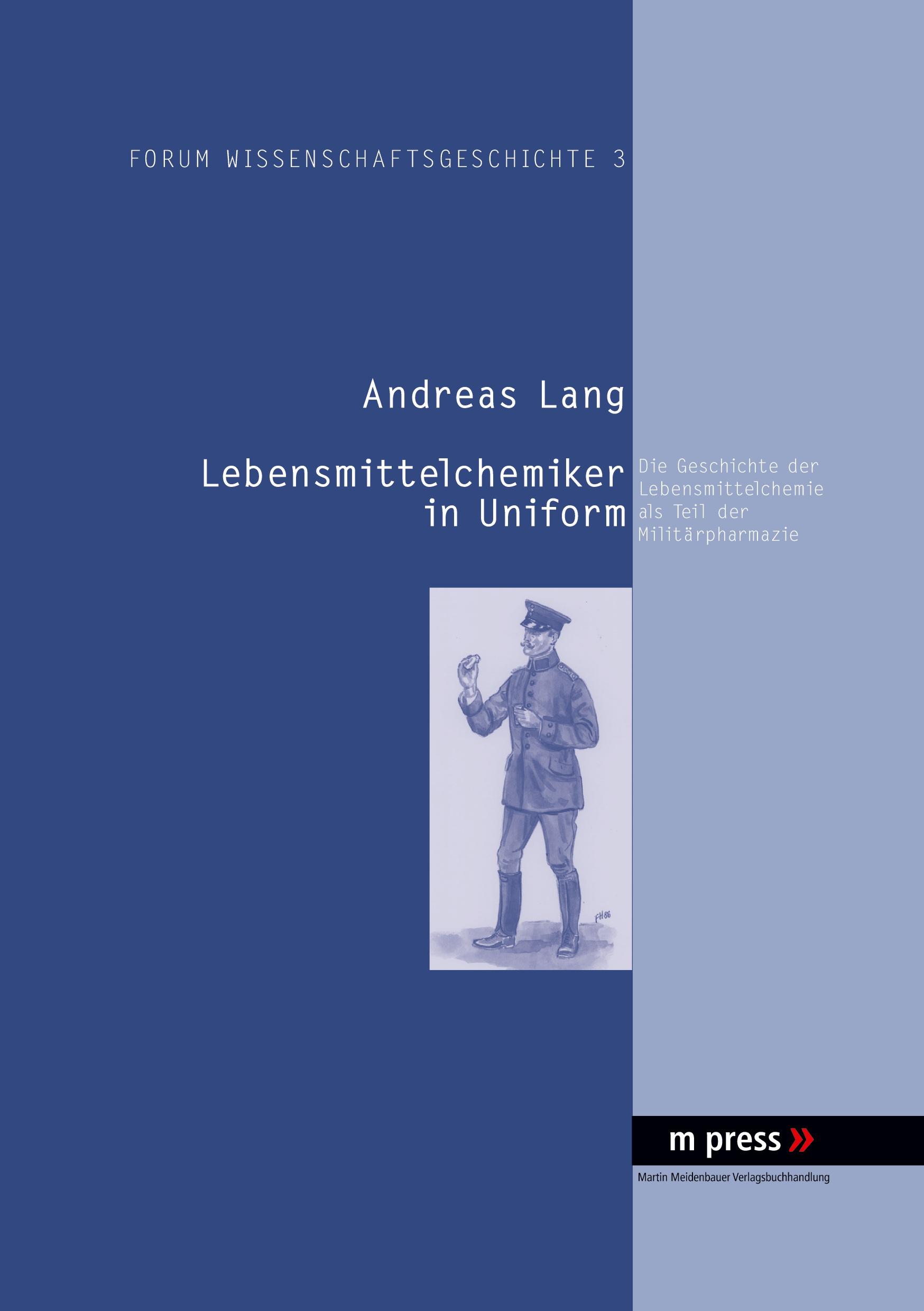 Vorderes Coverbild Lebensmittelchemiker in Uniform