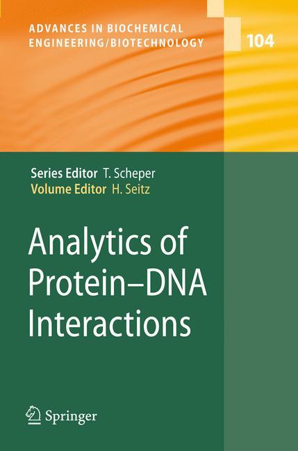 Vorderes Coverbild Analytics of Protein-DNA Interactions