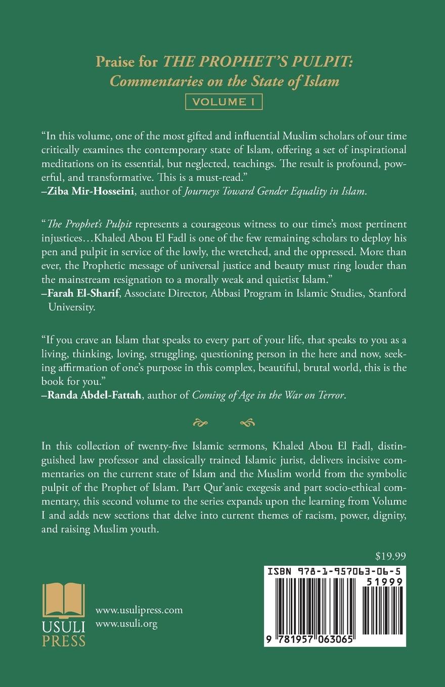 Rückseitencover The Prophet's Pulpit