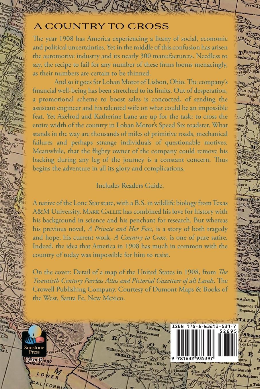 Rückseitencover A Country to Cross