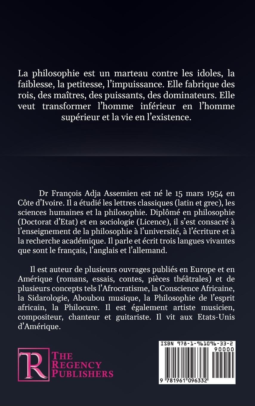 Rückseitencover LA PHILOSOPHIE ET L'HOMME SUPERIEUR