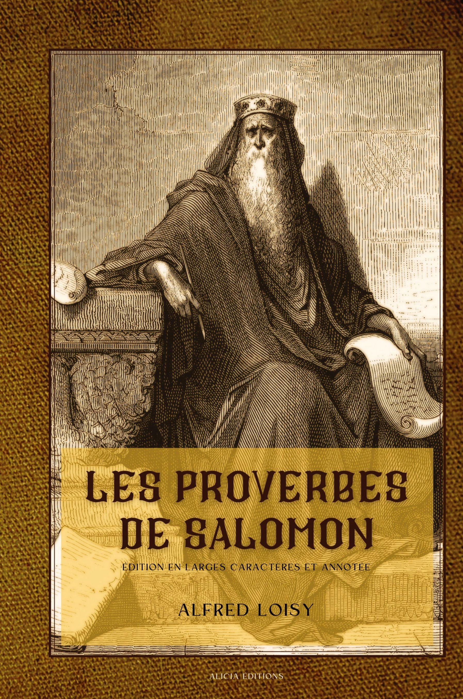 Vorderes Coverbild Les proverbes de Salomon
