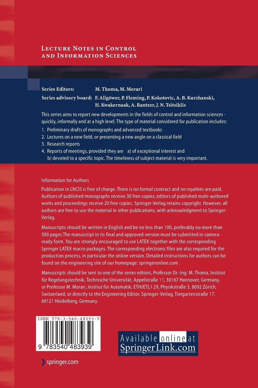 Rückseitencover Modeling, Control and Implementation of Smart Structures