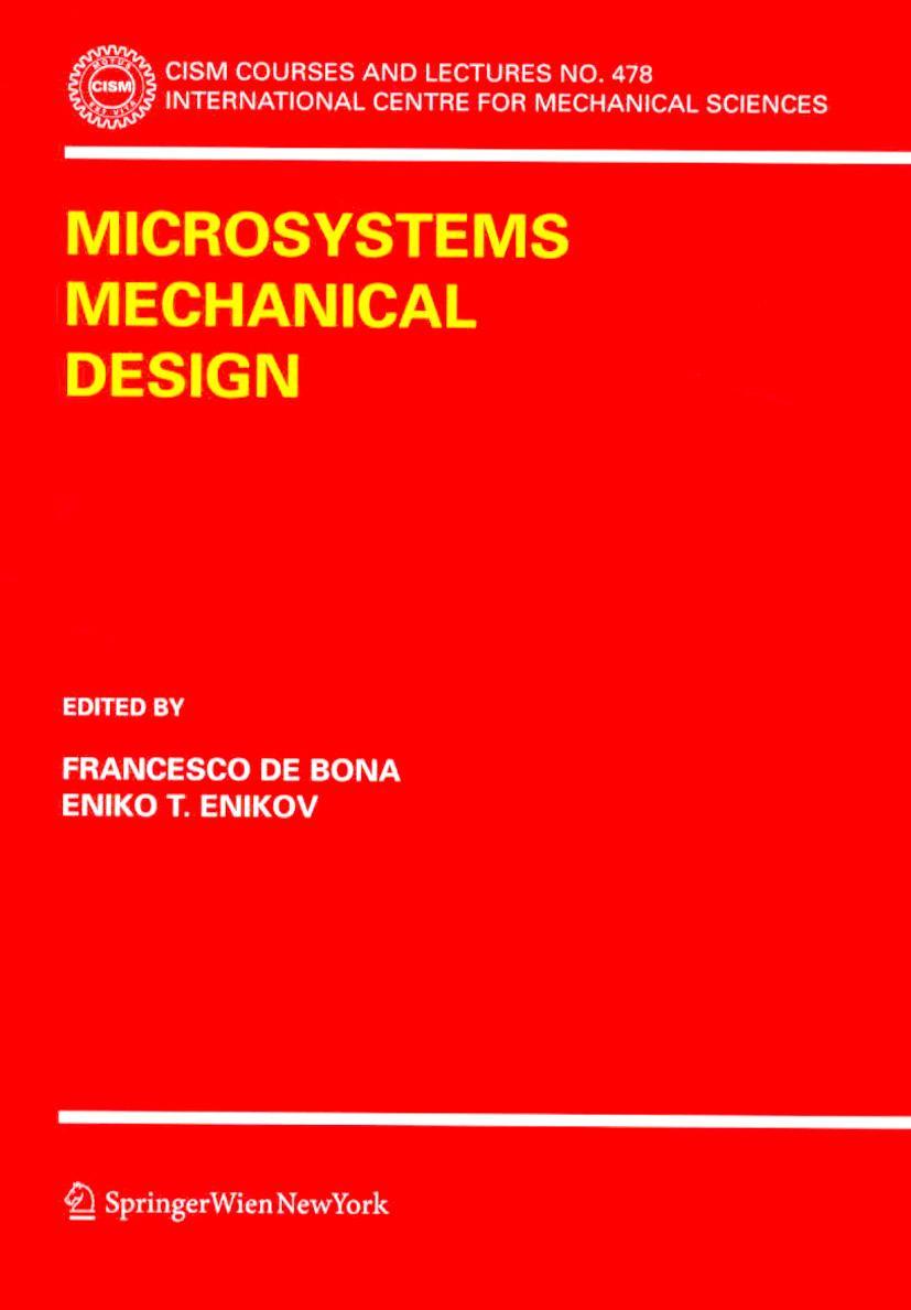 Vorderes Coverbild Microsystems Mechanical Design