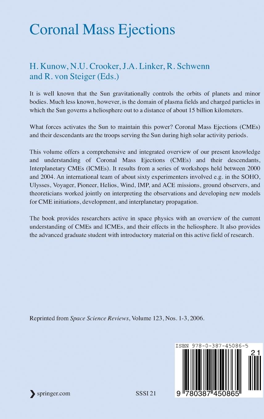 Rückseitencover Coronal Mass Ejections