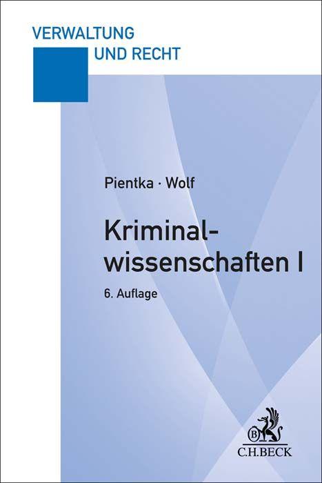 Vorderes Coverbild Kriminalwissenschaften I