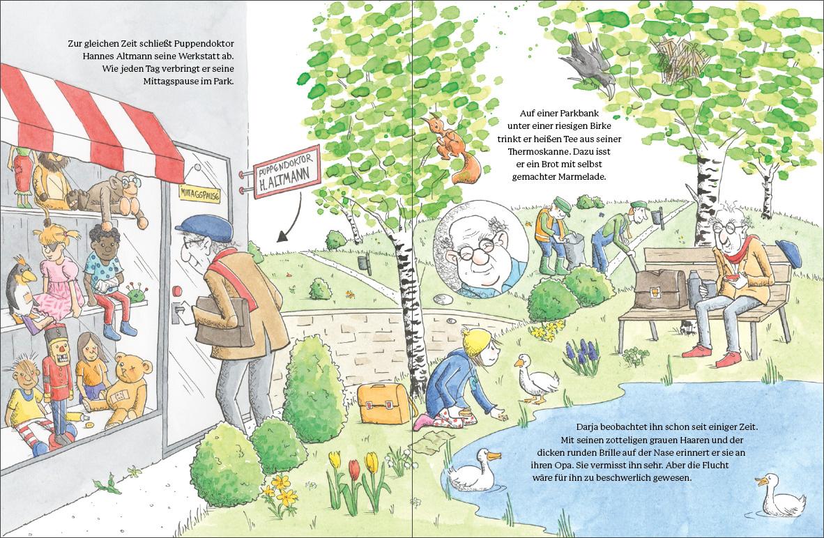Beispielinhalt (Bild) Darja und der Puppendoktor