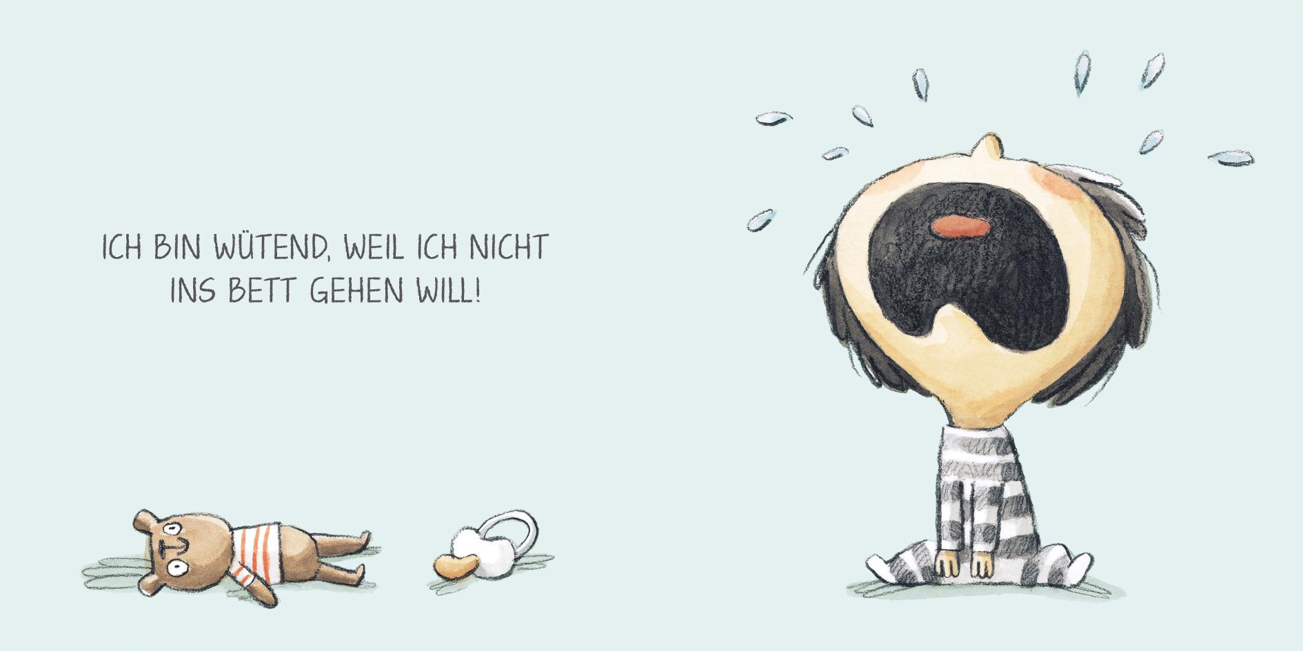 Beispielinhalt (Bild) Babymia. Ich bin wütend!