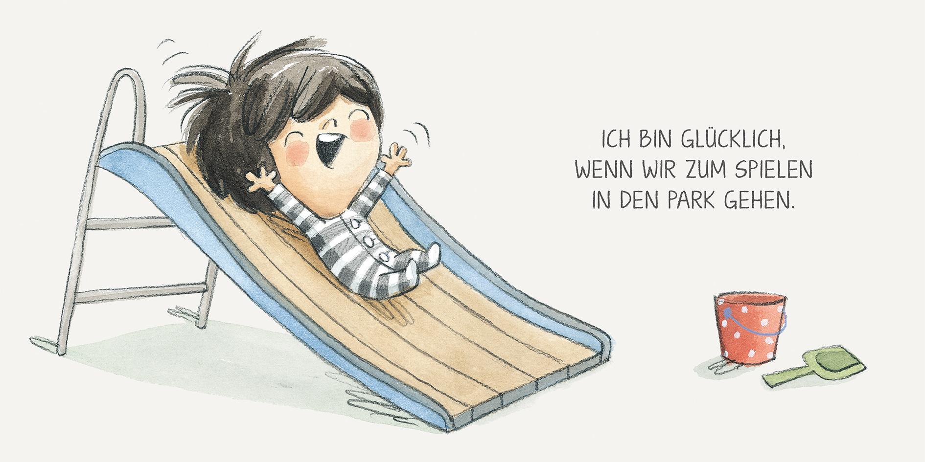 Beispielinhalt (Bild) Babymia. Ich bin glücklich!