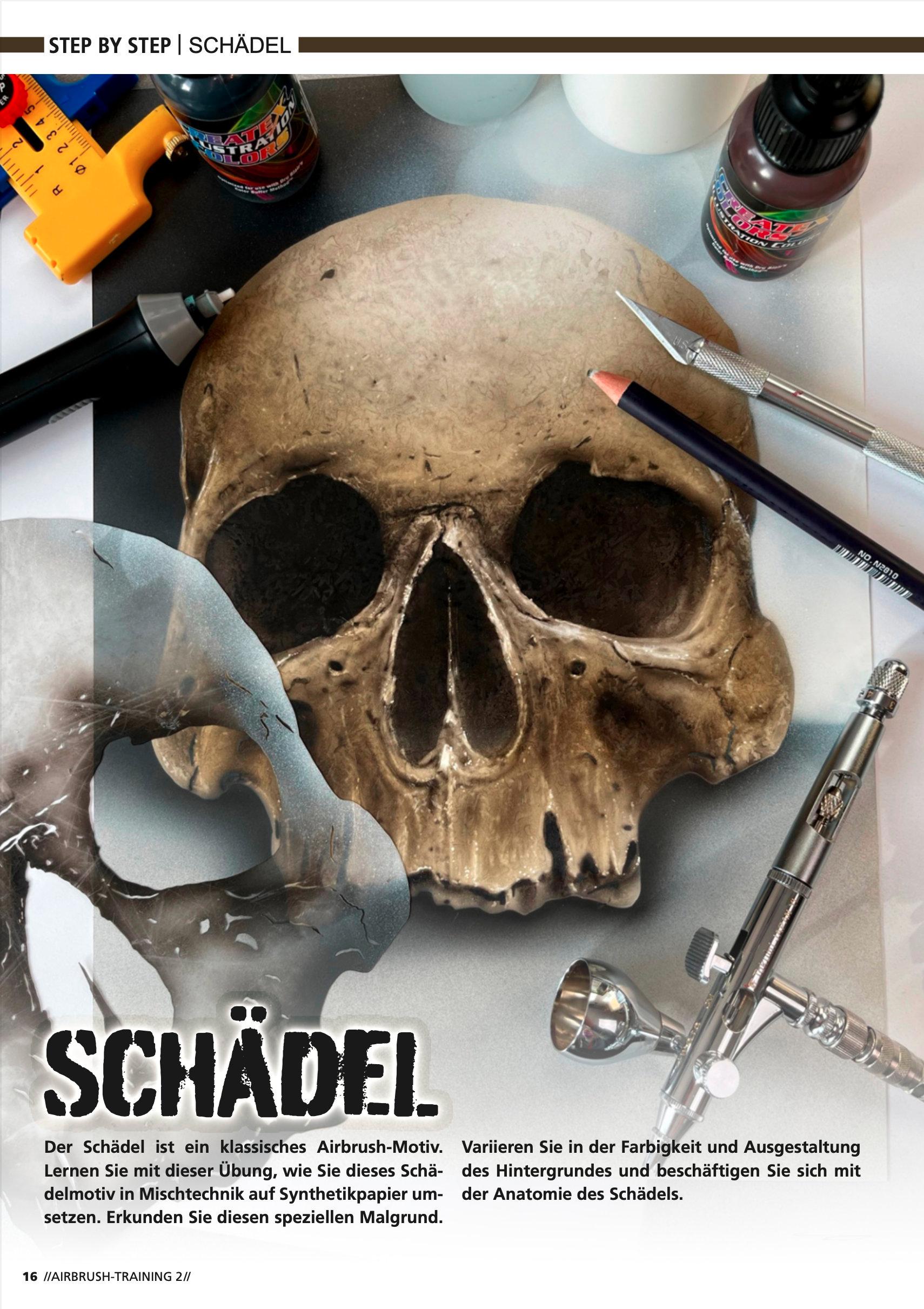 Beispielinhalt (Bild) Airbrush-Training 2