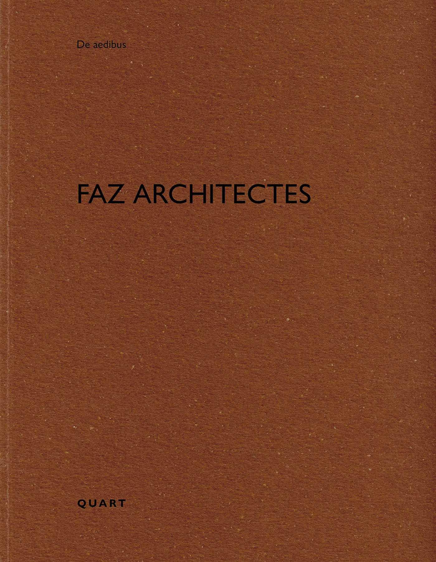 Vorderes Coverbild FAZ architectes