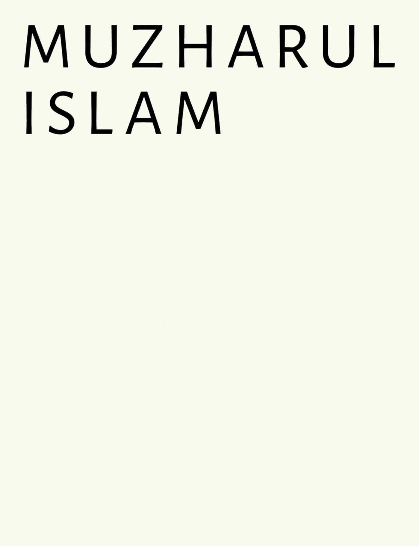 Vorderes Coverbild Muzharul Islam