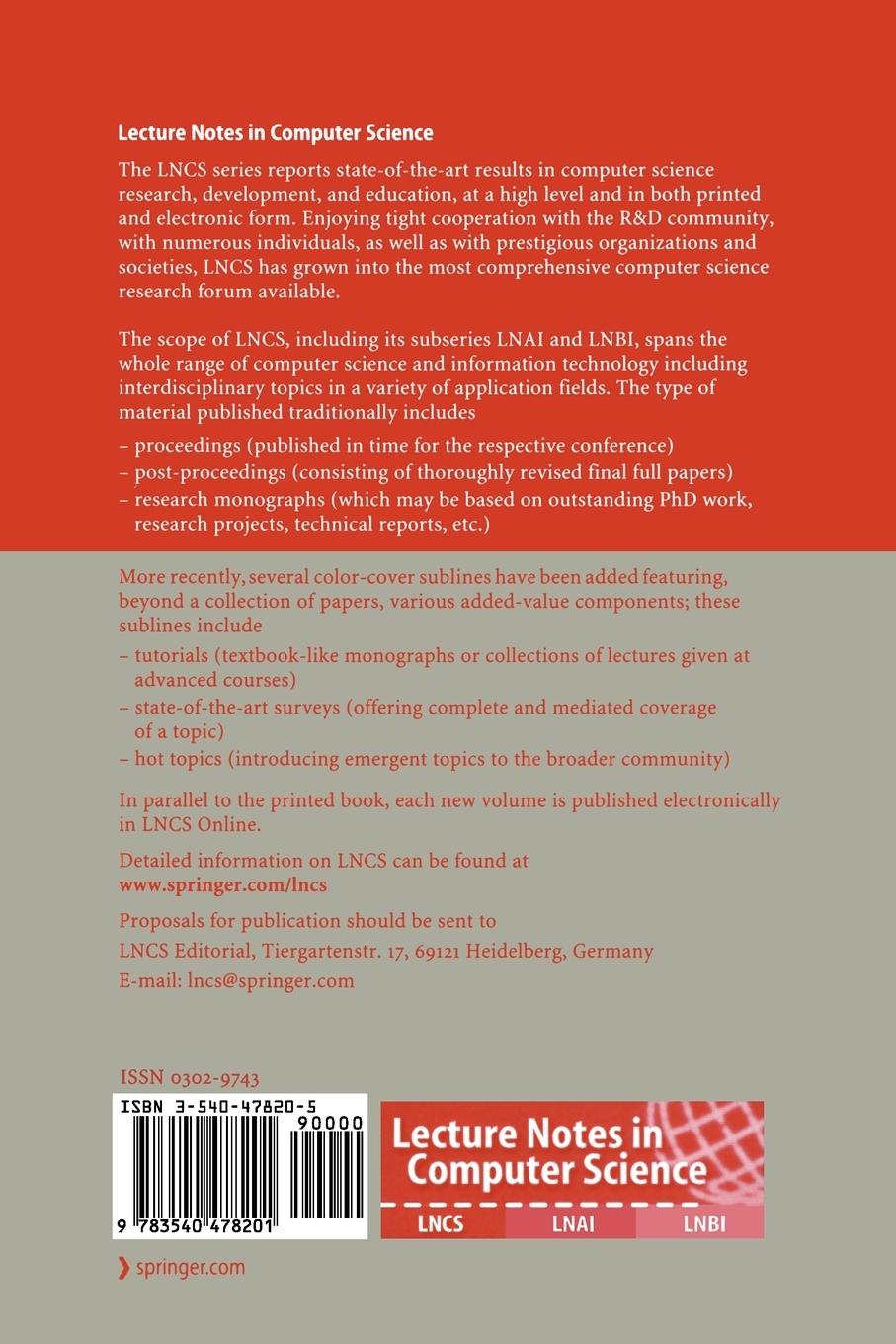 Rückseitencover Communications and Multimedia Security