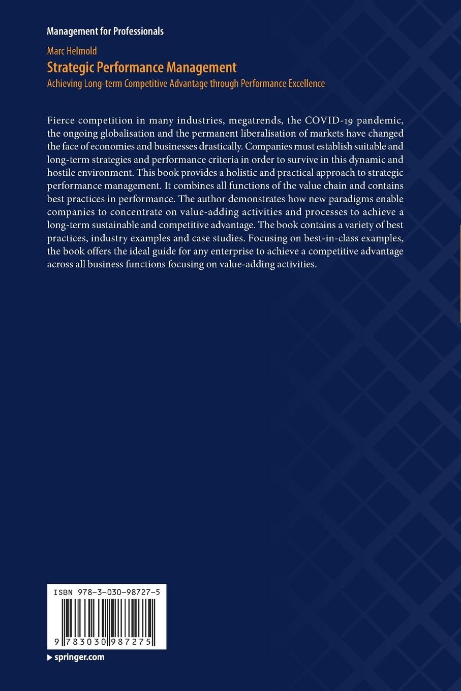 Rückseitencover Strategic Performance Management