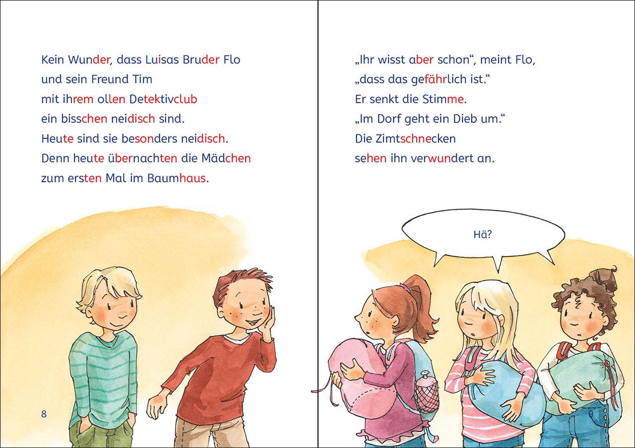 Beispielinhalt (Bild) Leselöwen 2. Klasse - Die Mädchenbande auf Geisterjagd