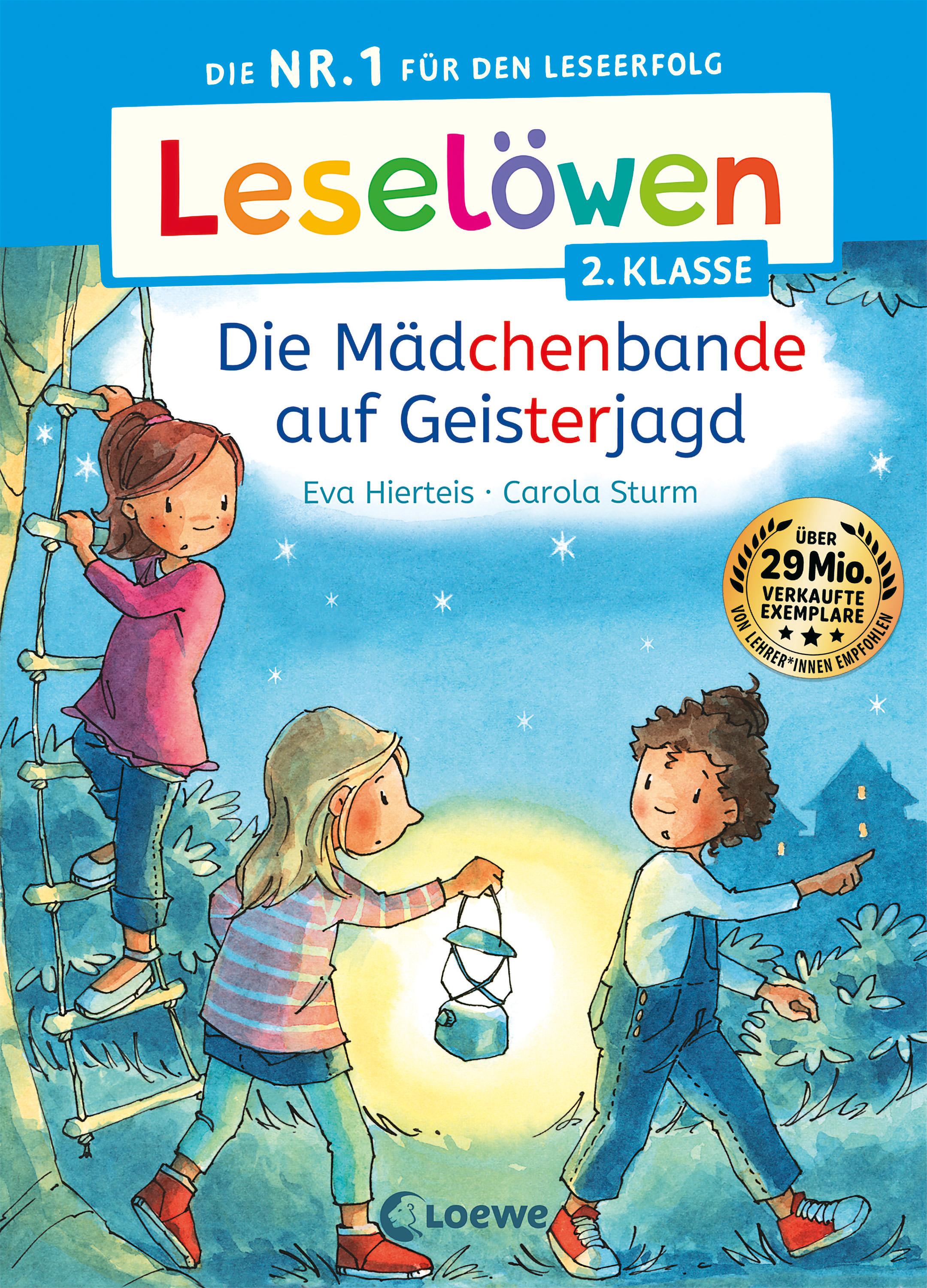 Vorderes Coverbild Leselöwen 2. Klasse - Die Mädchenbande auf Geisterjagd
