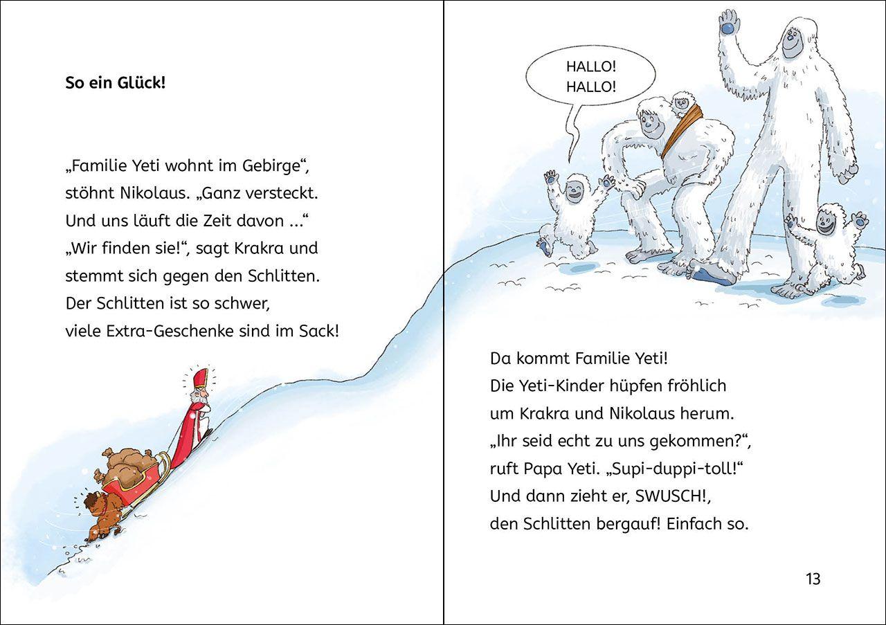 Beispielinhalt (Bild) Leselöwen-Adventskalender für Erstleser