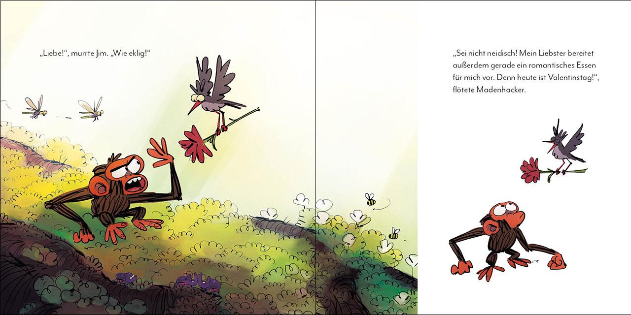 Beispielinhalt (Bild) Schönen Valentinstag, Jim!