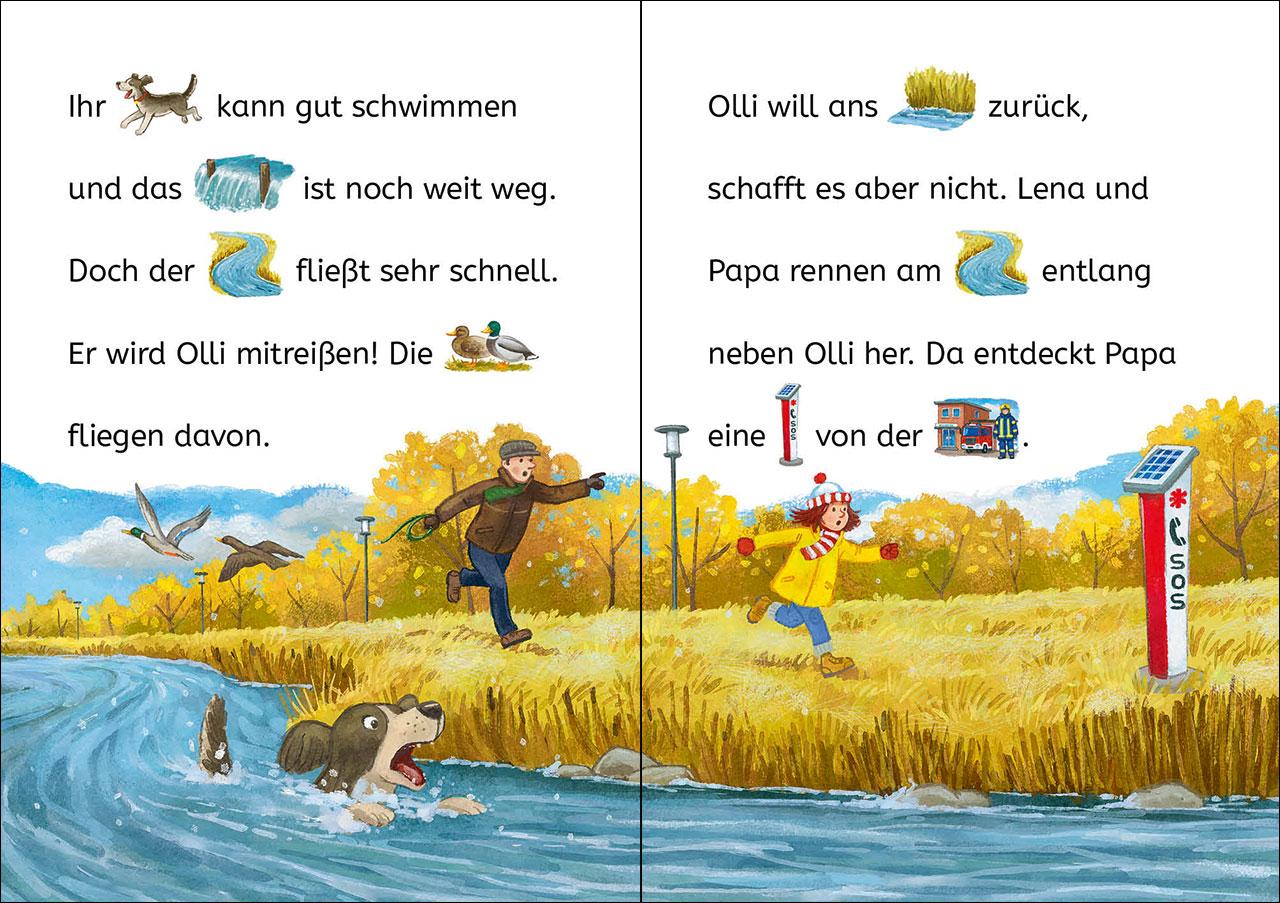 Beispielinhalt (Bild) Bildermaus - Geschichten von der Feuerwehr
