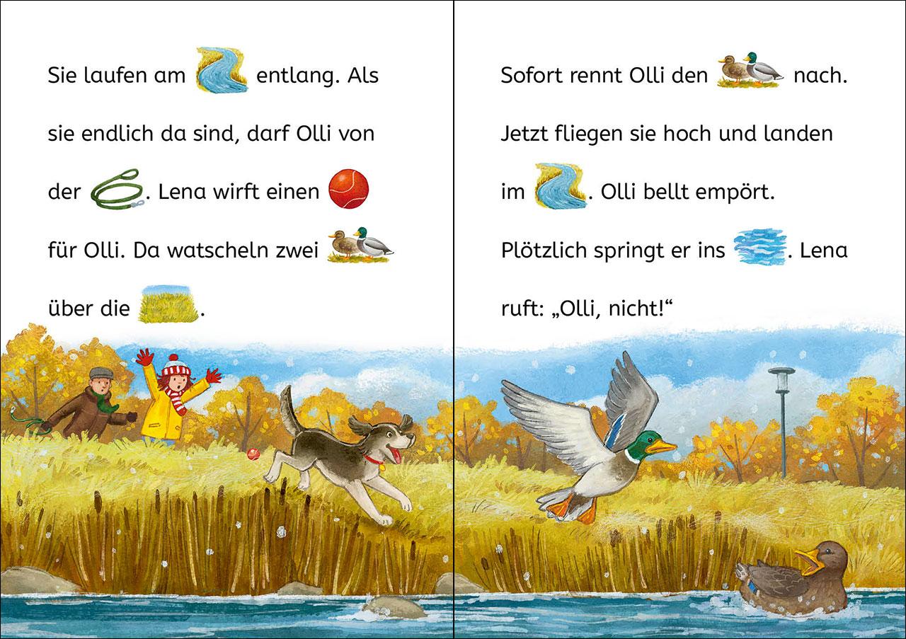 Beispielinhalt (Bild) Bildermaus - Geschichten von der Feuerwehr