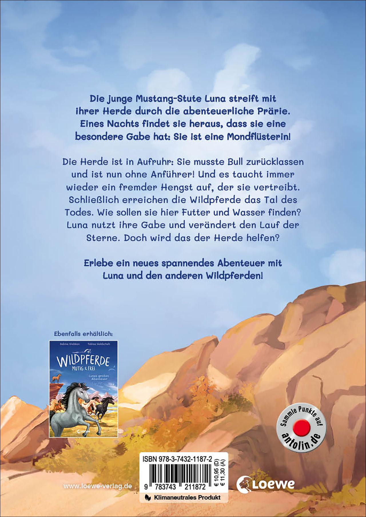 Rückseitencover Wildpferde - mutig und frei (Band 2) - Im Tal der Gefahren